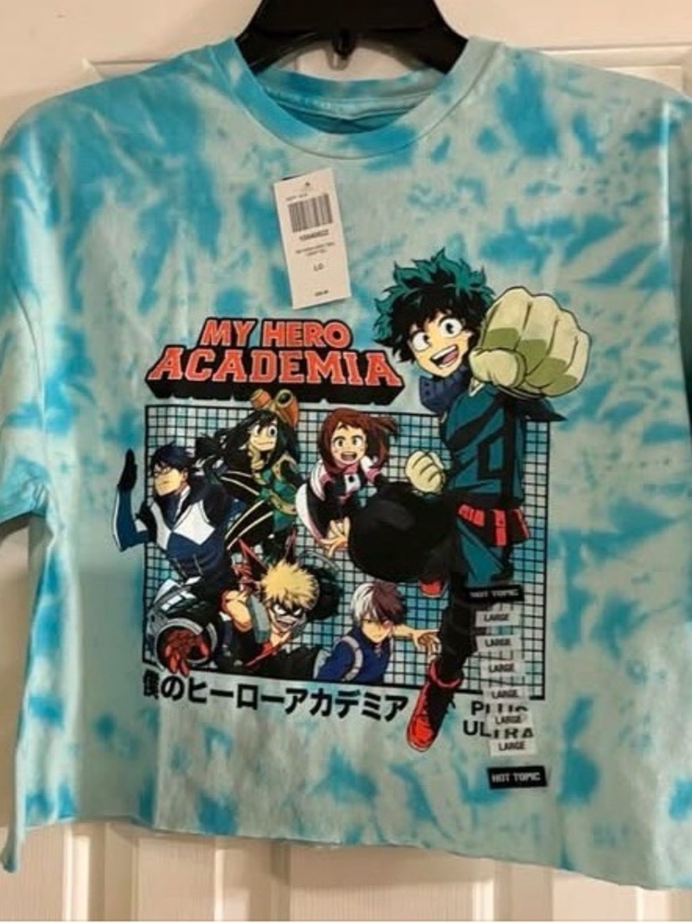 MY HERO ACADEMIA
Tie-Dye Blue Graphic Tee